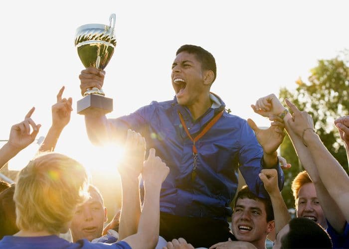 Community Grand Finale trophy ceremony celebration